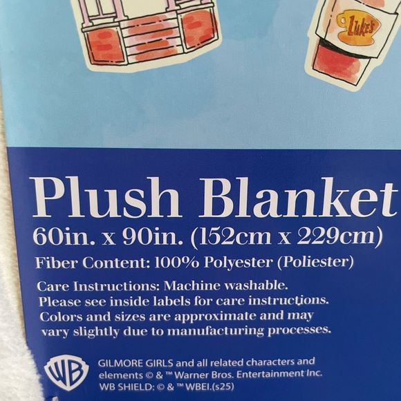 Gilmore Girls Plush Blanket Winter Holiday oversized Twin Throw - Picture 5 of 5